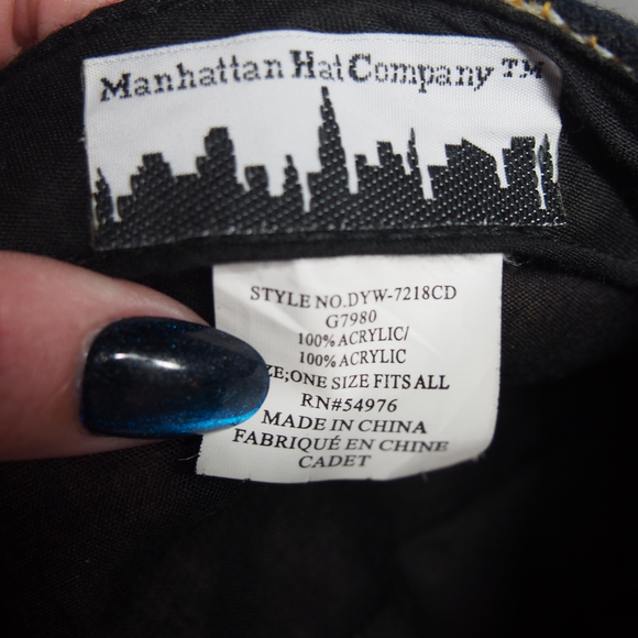 Manhattan Hat Co. Plaid Cadet Hat,Y2k - Picture 2 of 15